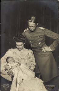 Duchesse Cécilie avec Guillaume de Prusse, enfant - Photographer German