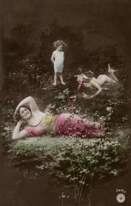 Famille sur une rive - Photographer German