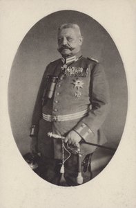 Maréchal Paul von Hindenburg, commandant de l