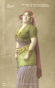 Hedwig Franzillo Kauffman en Lakmé - Photographer German