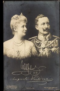Kaiser Guillaume II, Auguste Viktoria, Liersch 1250 - Photographer German