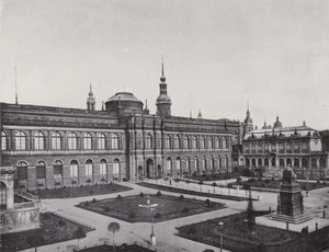Konigliche Gemalde-Galerie, Ansicht vom Zwinger - Photographer German