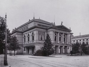 Leipzig : Gewandhaus et monument Mendelssohn - Photographer German