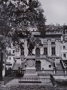 Leipzig : Monument de Goethe sur le Naschmarkt - Photographer German