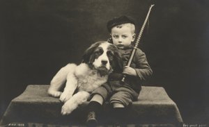 Petit garçon avec chien - Photographer German