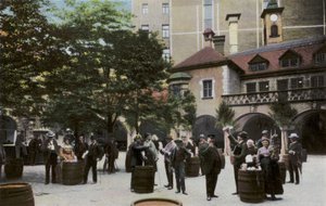 Munich : Brasserie royale, cour