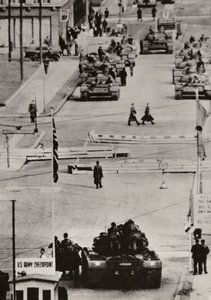 Octobre 1961, Berlin Friedrichstrasse