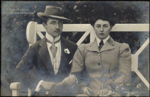 Prince et Princesse Auguste Guillaume de Prusse - Photographer German