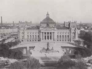 Reichstags-Gebäude et monument de Bismarck - Photographer German