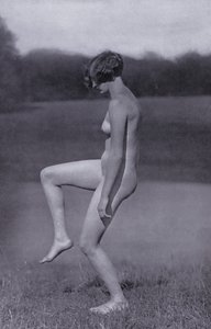Le corps beau, culture physique pour les femmes (photo n/b)