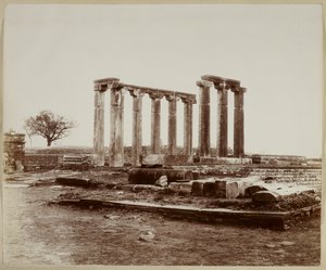 Sanchi, Temple 18, vue générale du nord-ouest - Photographer Indian