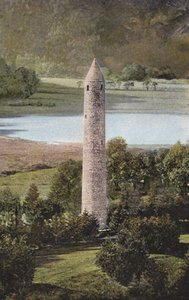 Irlande : Ancienne Tour Ronde, Glendalough, Comté de Wicklow - Photographer Irish