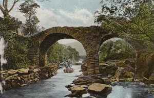 Irlande du Sud : Le vieux pont de Weir (descente des rapides), Killarney (photo en couleur) - Photographer Irish
