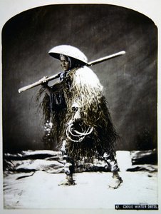 Porteur japonais dans ses vêtements d