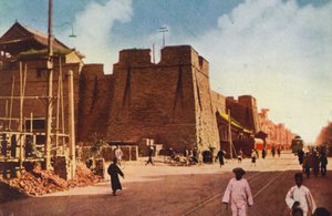 Mandchourie : Partie du mur de la ville chinoise à Mukden