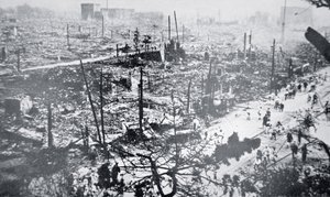 Tokyo après le tremblement de terre de Kanto - Photographer Japanese