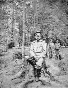Le tsar Nicolas II en captivité bolchevique à Tsarskoye Selo