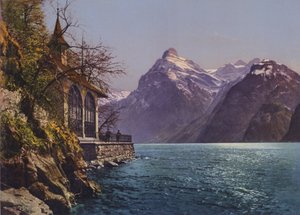 La chapelle de Tell, Gitschen u Urirotstock (colour photo)