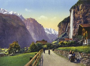 Lauterbrunnen, le Staubbach (photo)