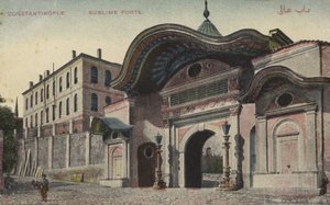 Sublime Porte, Constantinople - Photographer Turkish