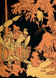Les Taureaux Cracheurs de Feu, 1880 - Picart