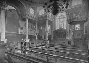 Église Saint-Étienne, Walbrook, City of London, vers 1890-1911 - Pictorial Agency