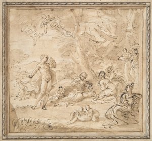 Apollon et Daphné - Pier Francesco Mola