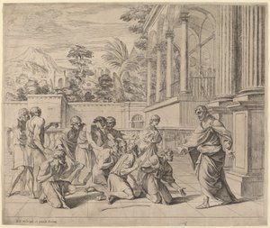 Joseph se révélant à ses frères - Pier Francesco Mola
