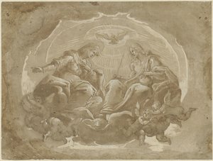 Marie comme médiatrice et Christ comme Seigneur du Monde - Pier Francesco Morazzone