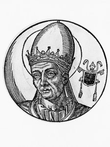 Portrait de Benoît I (Benedictus Bonosus, mort en 579), 62e pape de l