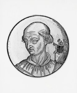 Portrait de Benoît VIII (Théophylacte III de Tusculum, vers 980-1024) - Blaise Nicolas Le Sueur