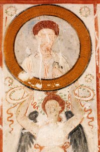 Syrie, Palmyre, Vallée des Tombeaux, Fresque hypogée dans la tombe des trois frères - Blaise Nicolas Le Sueur