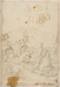 Adoration des bergers - Pier Leone Ghezzi