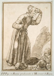 Le père Pepe prêche aux marins - Pier Leone Ghezzi