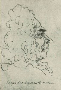 Francesco Gasparini (par Pier Leone Ghezzi) Rom, Bibl Vat - Codici Ottoboniani latini 3113, fol8 - Pier Leone Ghezzi