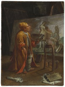 Paolo de Matteis dans son Atelier - Pier Leone Ghezzi