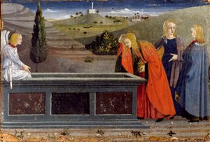 Polyptyque de la Miséricorde : Les Trois Maries - Piero della (school of) Francesca