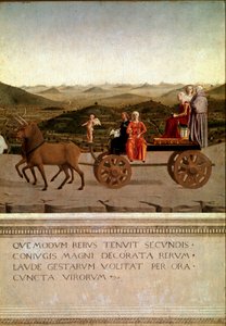 Diptyque du triomphe de Federico da Montefeltro et Battista Sforza (détail) - Piero della Francesca