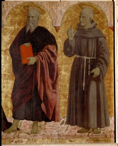 Polyptyque de la Miséricorde : la Vierge de la Miséricorde, entourée de saints (détail)