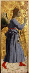 Polyptyque de la Miséricorde : la Vierge de la Miséricorde, entourée de saints (détail)