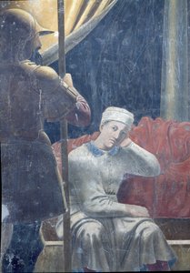 Le rêve de Constantin, achevé en 1464 (détail) - Piero della Francesca