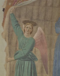 La Madonna del Parto, c.1450-70 (détail) (après restauration) - Piero della Francesca