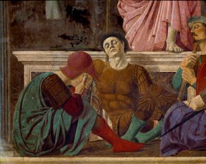 La résurrection du Christ (détail) - Piero della Francesca