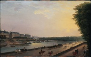 La Seine à la Grenouillère, vue de la terrasse au bord de l