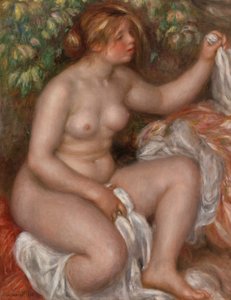 La Sortie du bain - Pierre-Auguste Renoir