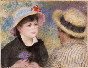 Couple en barque (censé être Aline Charigot et Renoir)