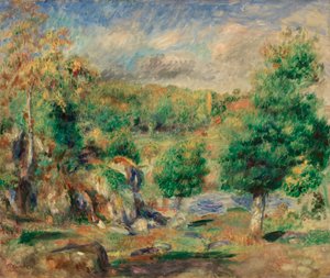 Châtaigniers, Pont-Aven - Pierre-Auguste Renoir