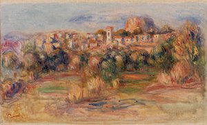Paysage, La Gaude - Pierre-Auguste Renoir