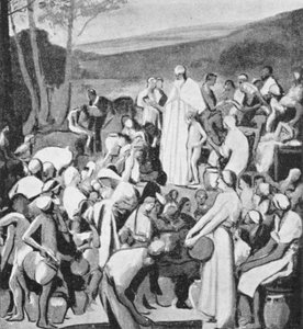 Saint Denis prêchant aux Gaulois - Pierre Victor Galland