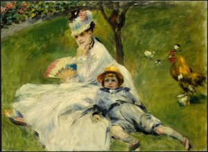 Madame Monet et son fils